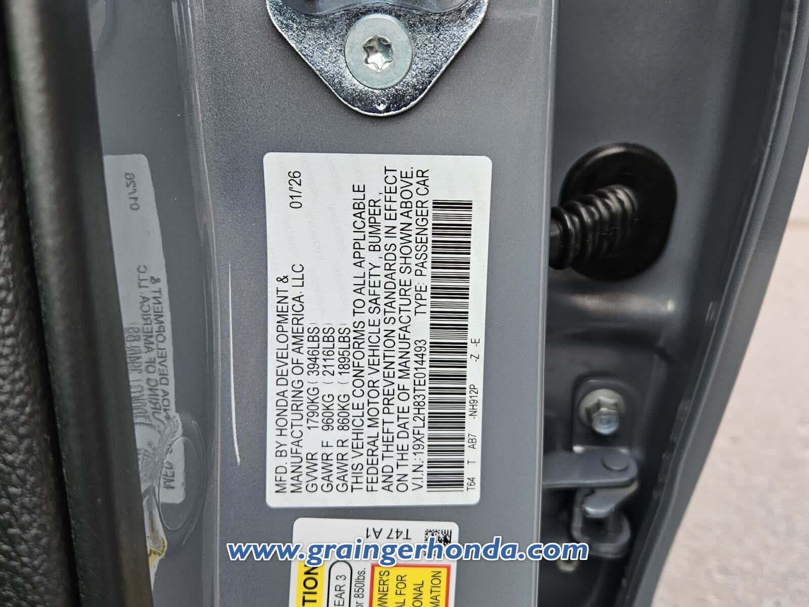 2026 Honda Civic Hatchback Sport