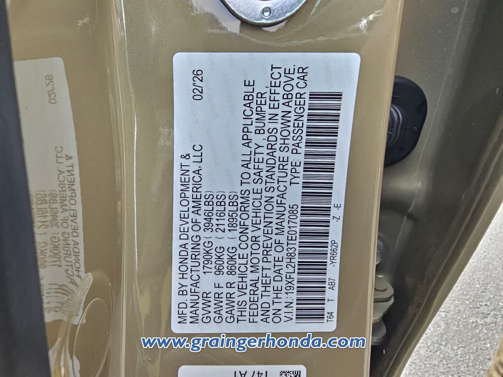 2026 Honda Civic Sport