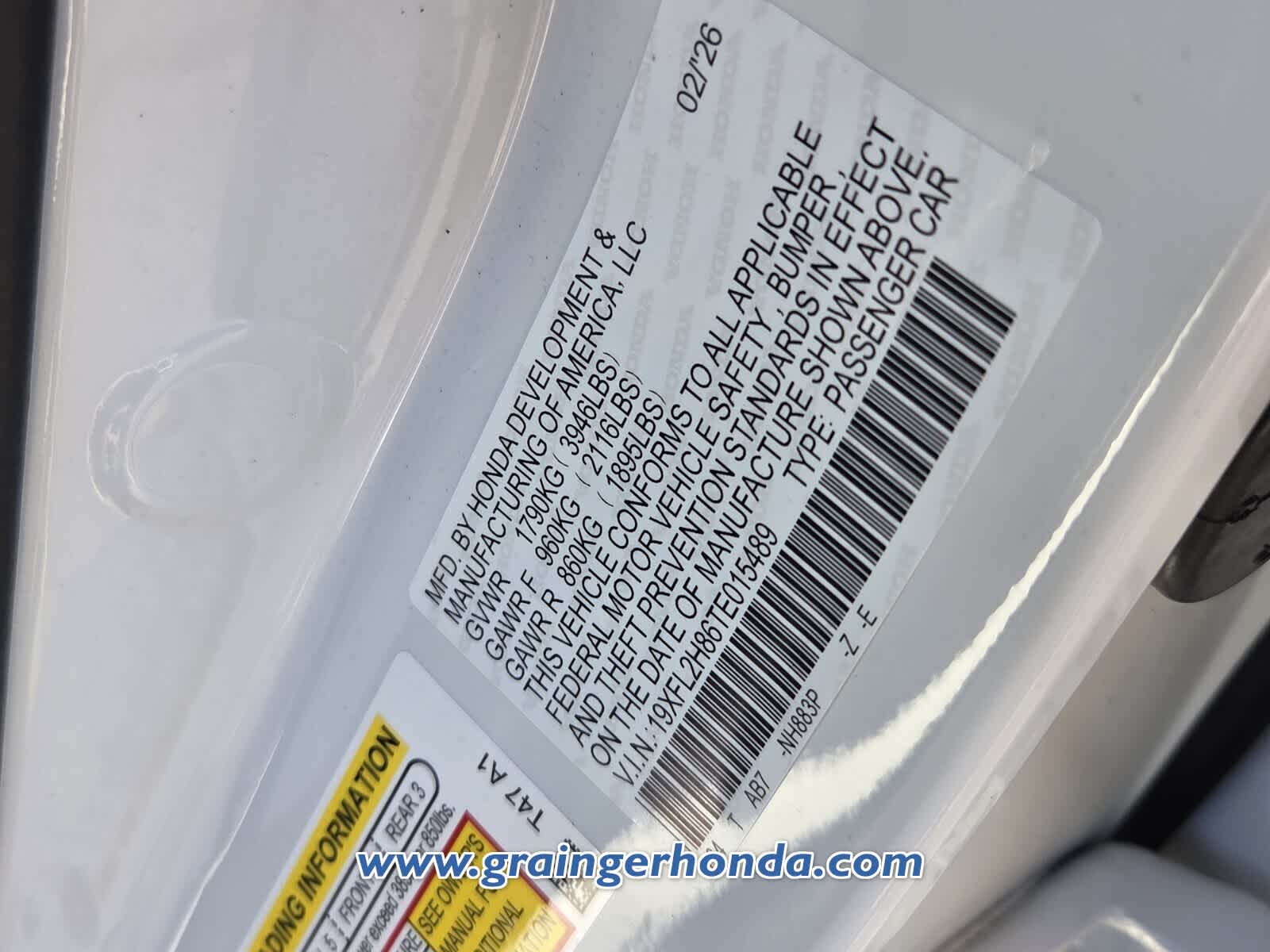 2026 Honda Civic Hatchback Sport