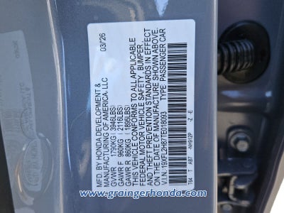 2026 Honda Civic Sport