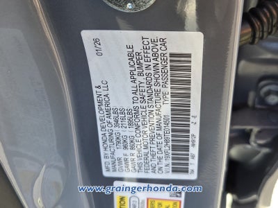 2026 Honda Civic Hatchback Sport