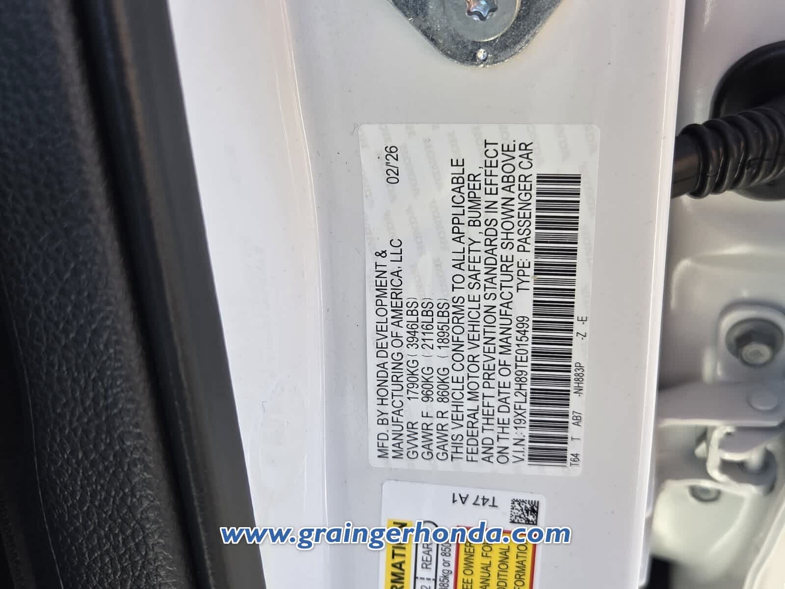 2026 Honda Civic Hatchback Sport