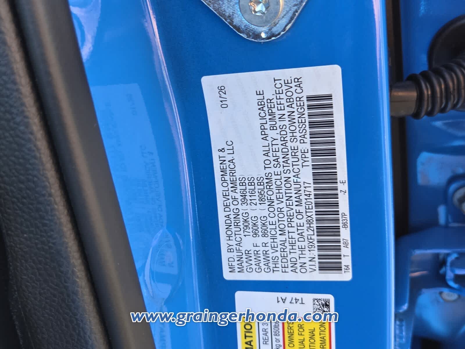 2026 Honda Civic Hatchback Sport