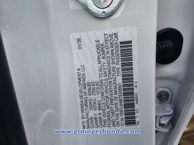 2026 Honda Civic Hybrid Sport