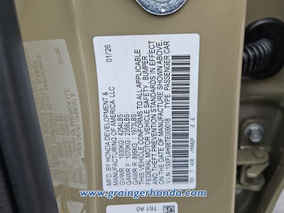 2026 Honda Civic Hybrid Sport Touring