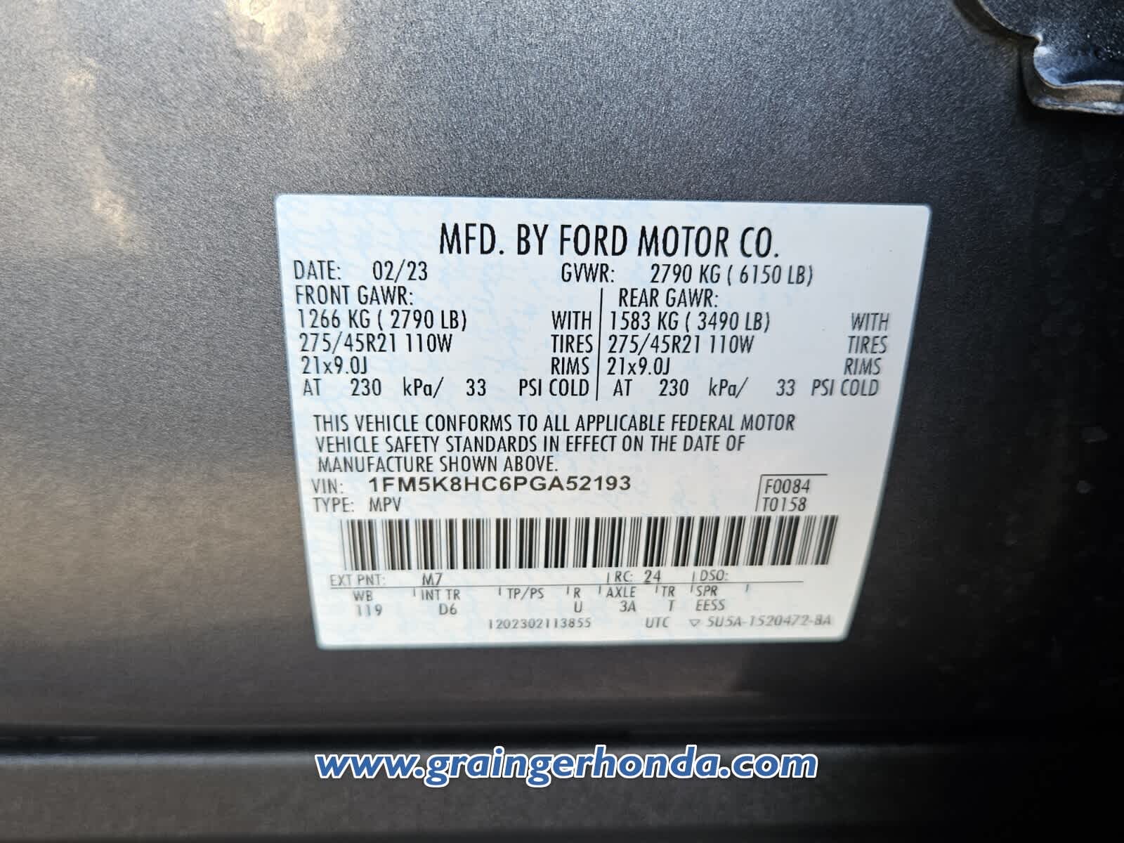 2023 Ford Explorer Platinum