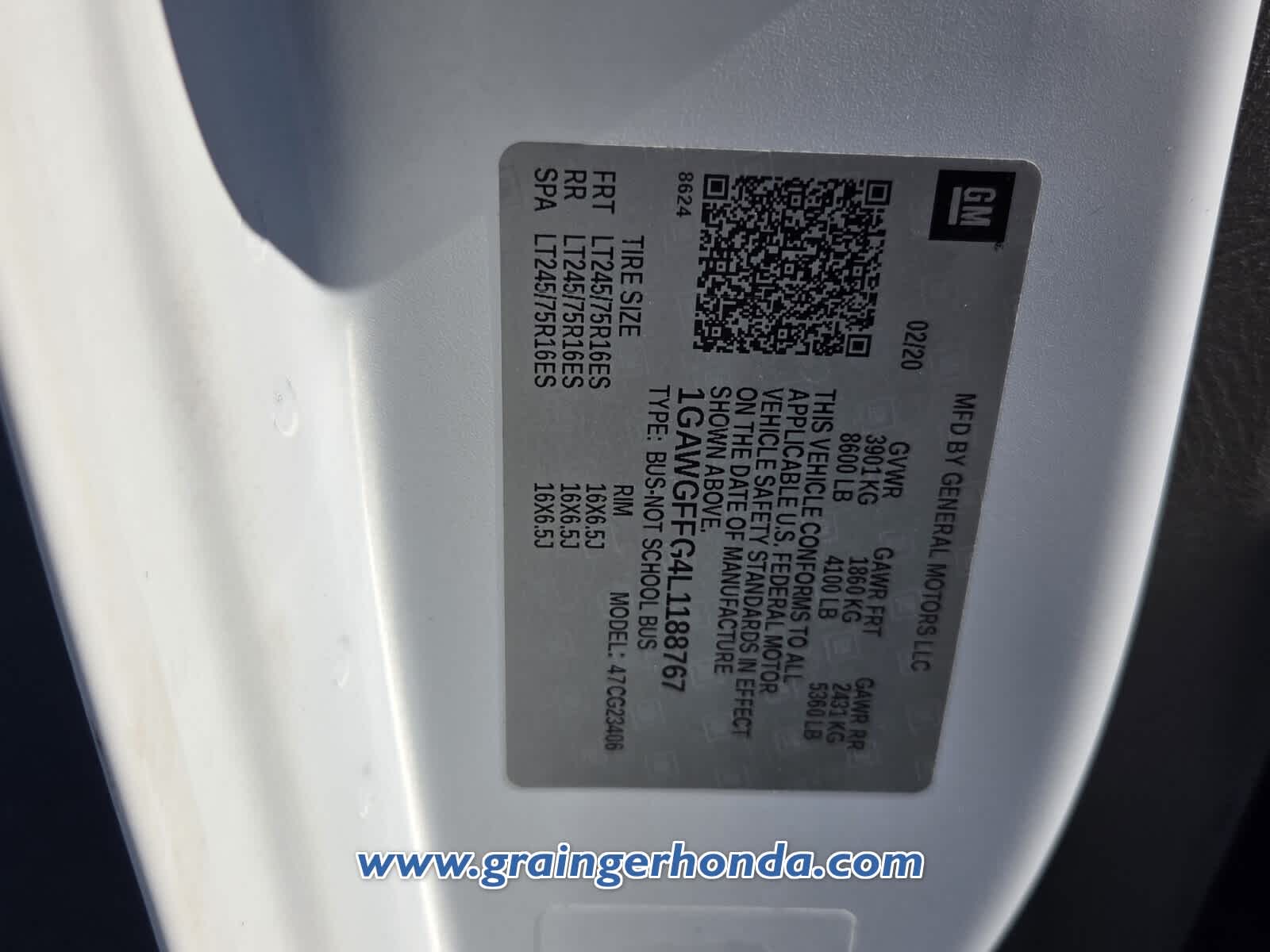 2020 Chevrolet Express LT