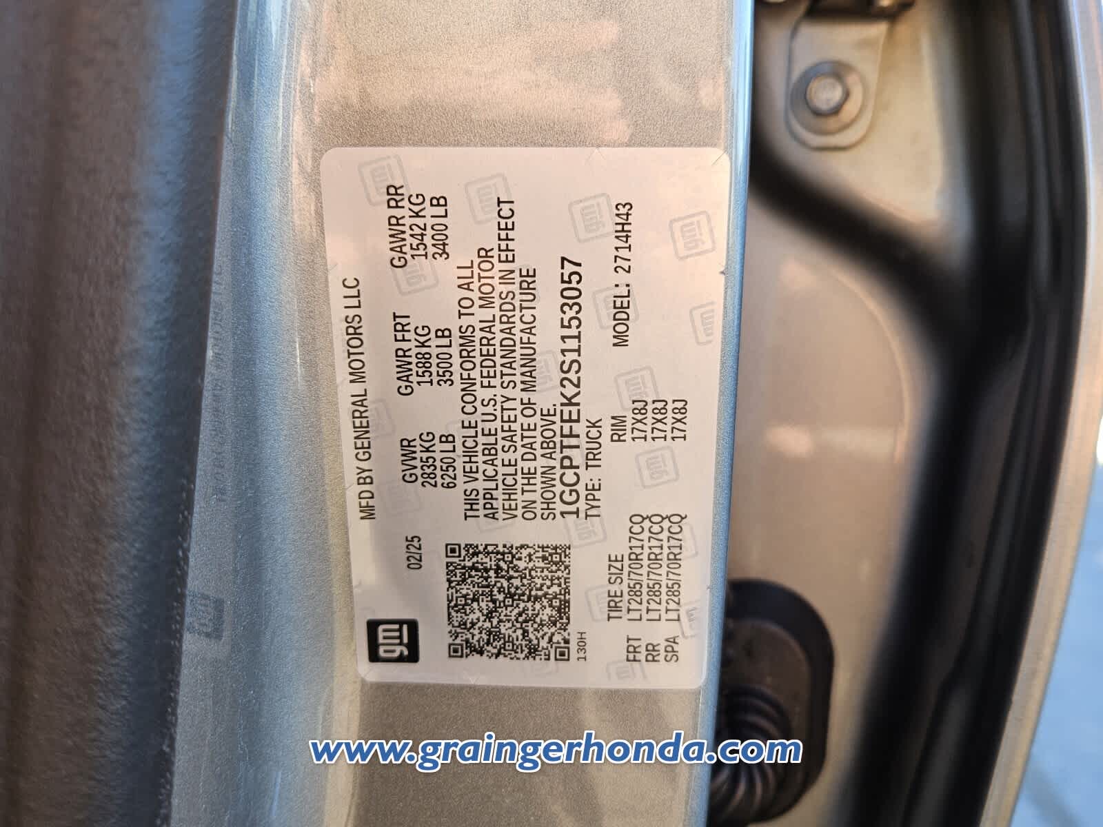 2025 Chevrolet Colorado 4WD ZR2