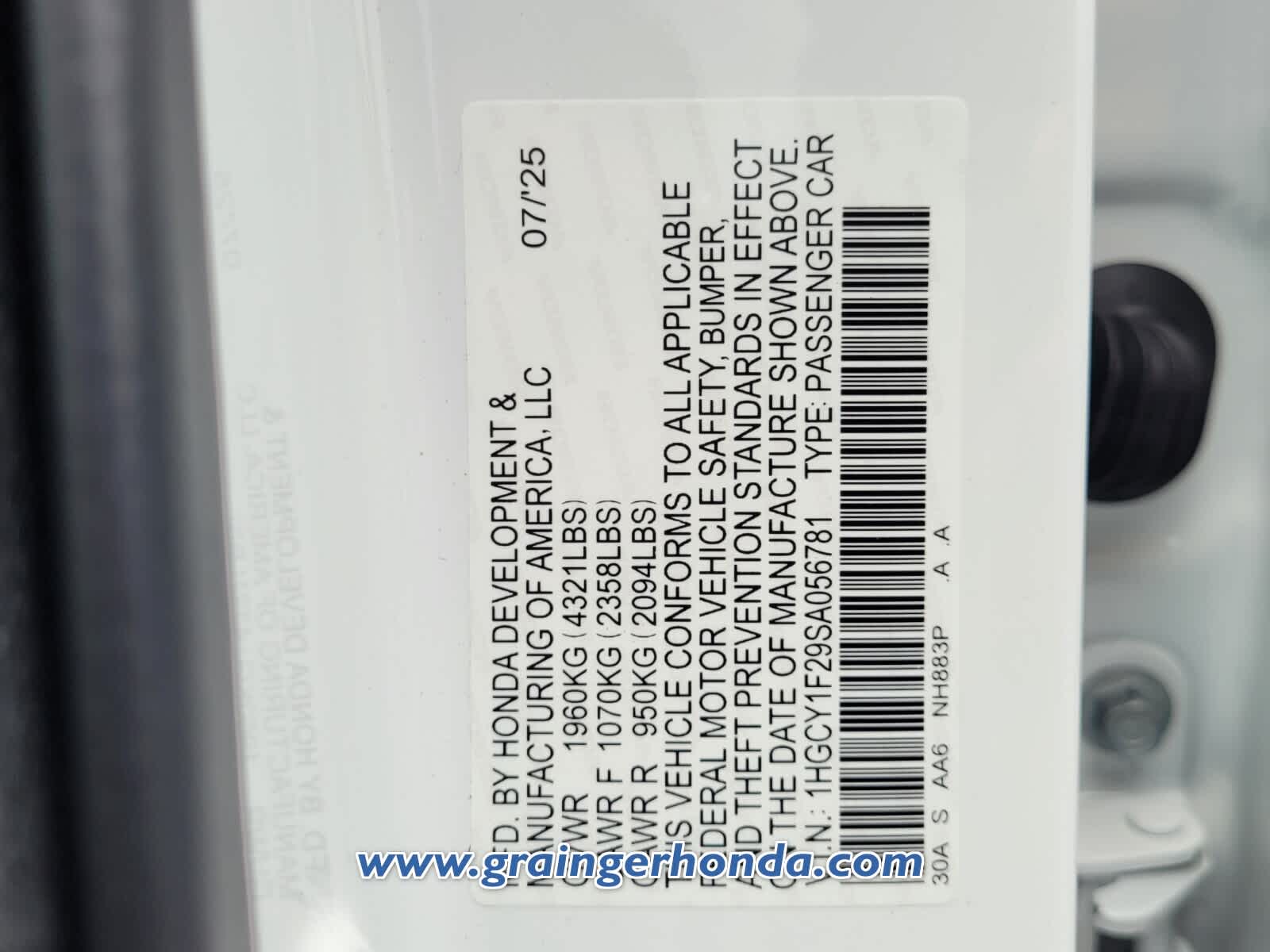 2025 Honda Accord LX