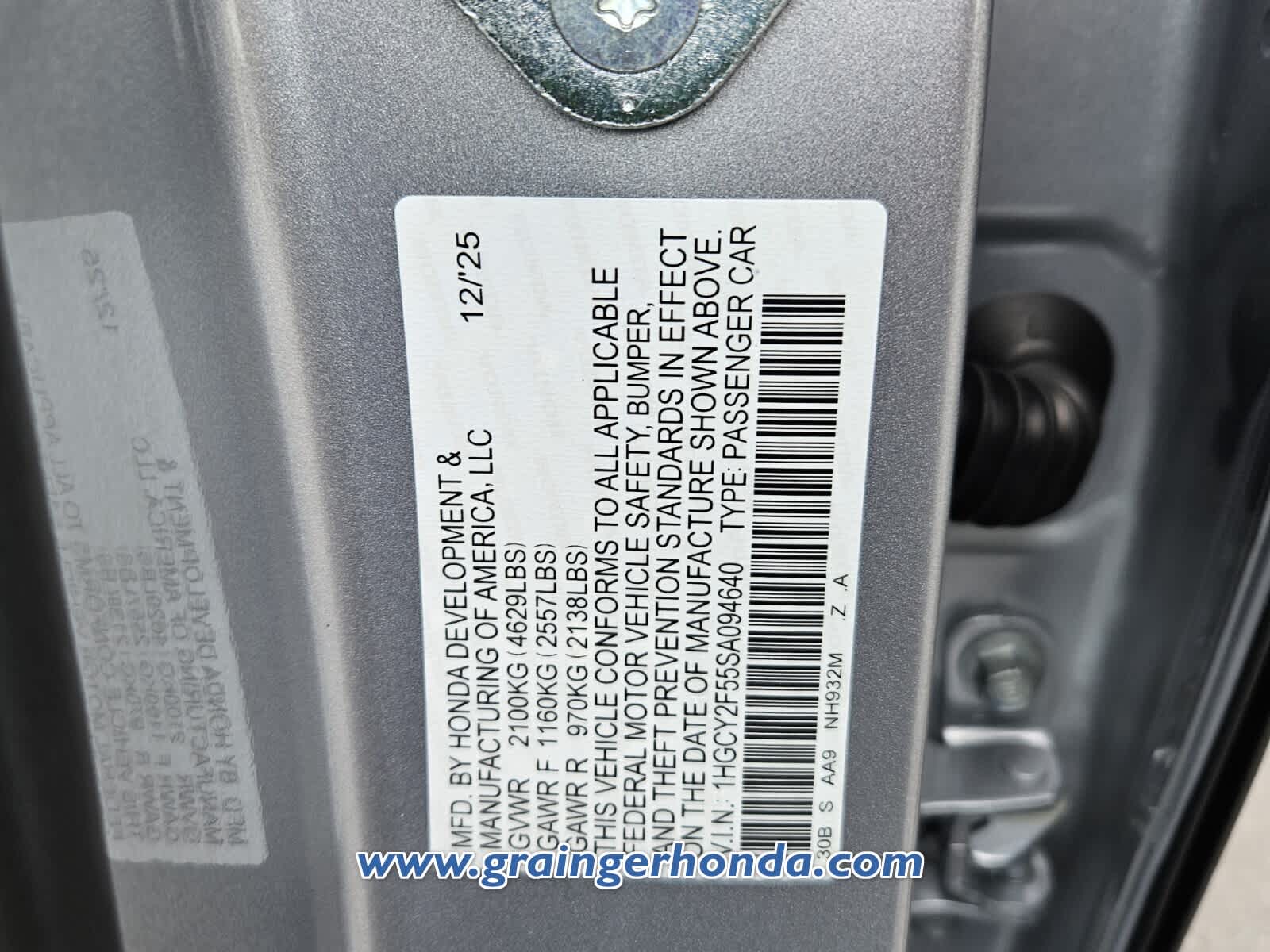 2025 Honda Accord Hybrid Sport