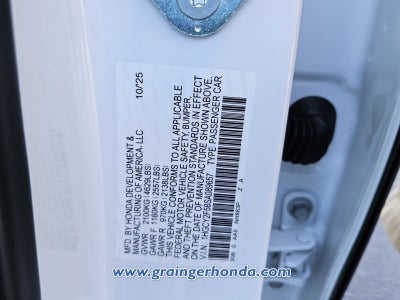 2025 Honda Accord Hybrid Sport