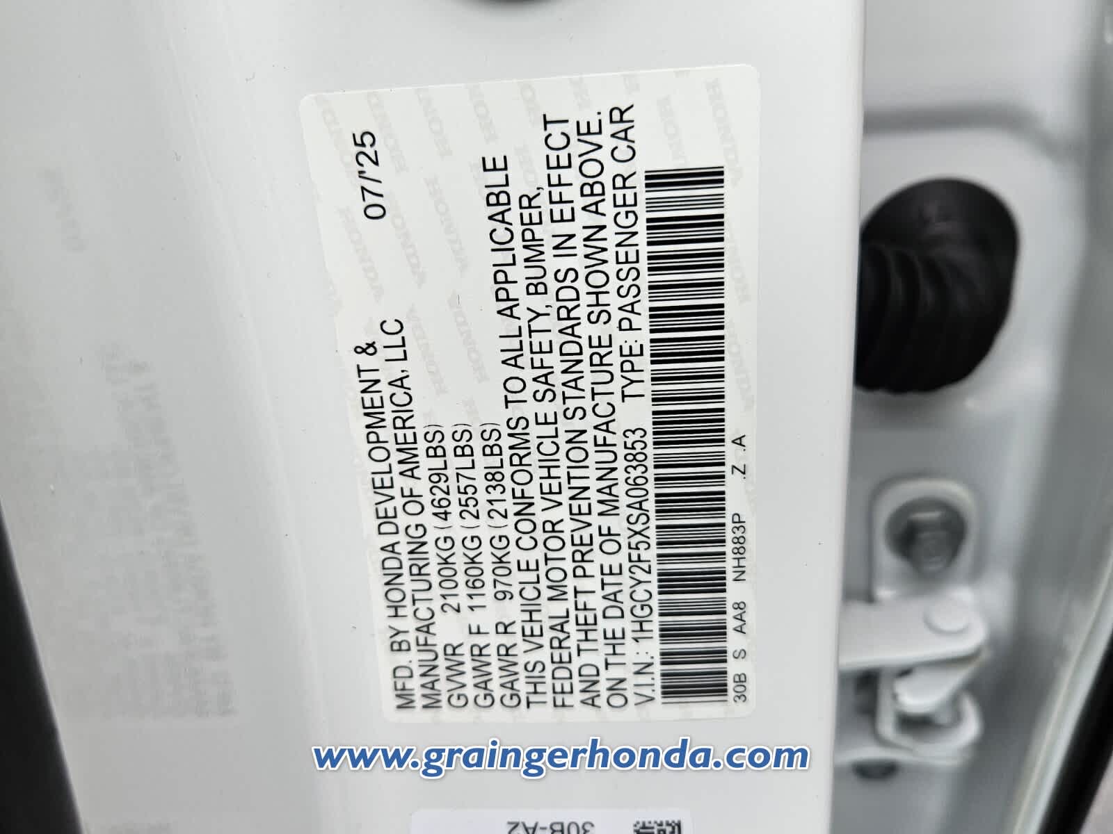 2025 Honda Accord Hybrid Sport