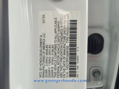 2025 Honda Accord Hybrid EX-L