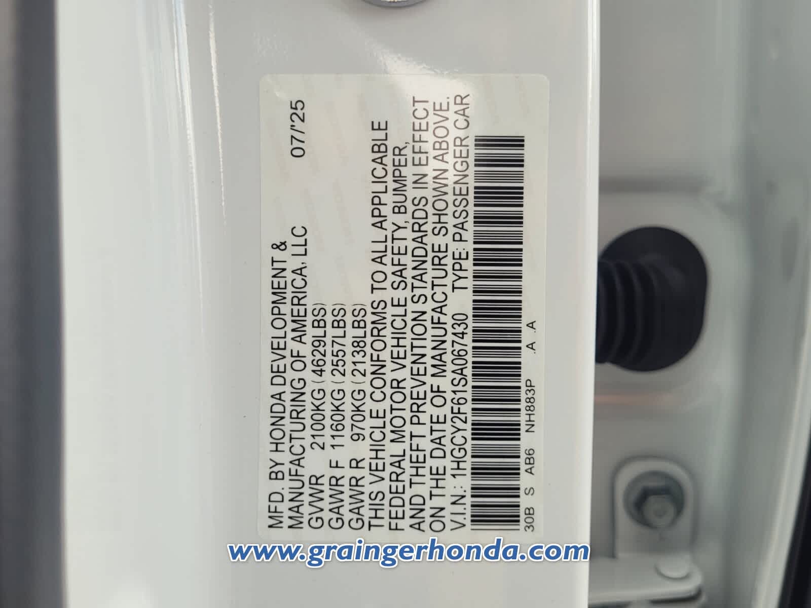 2025 Honda Accord Hybrid EX-L