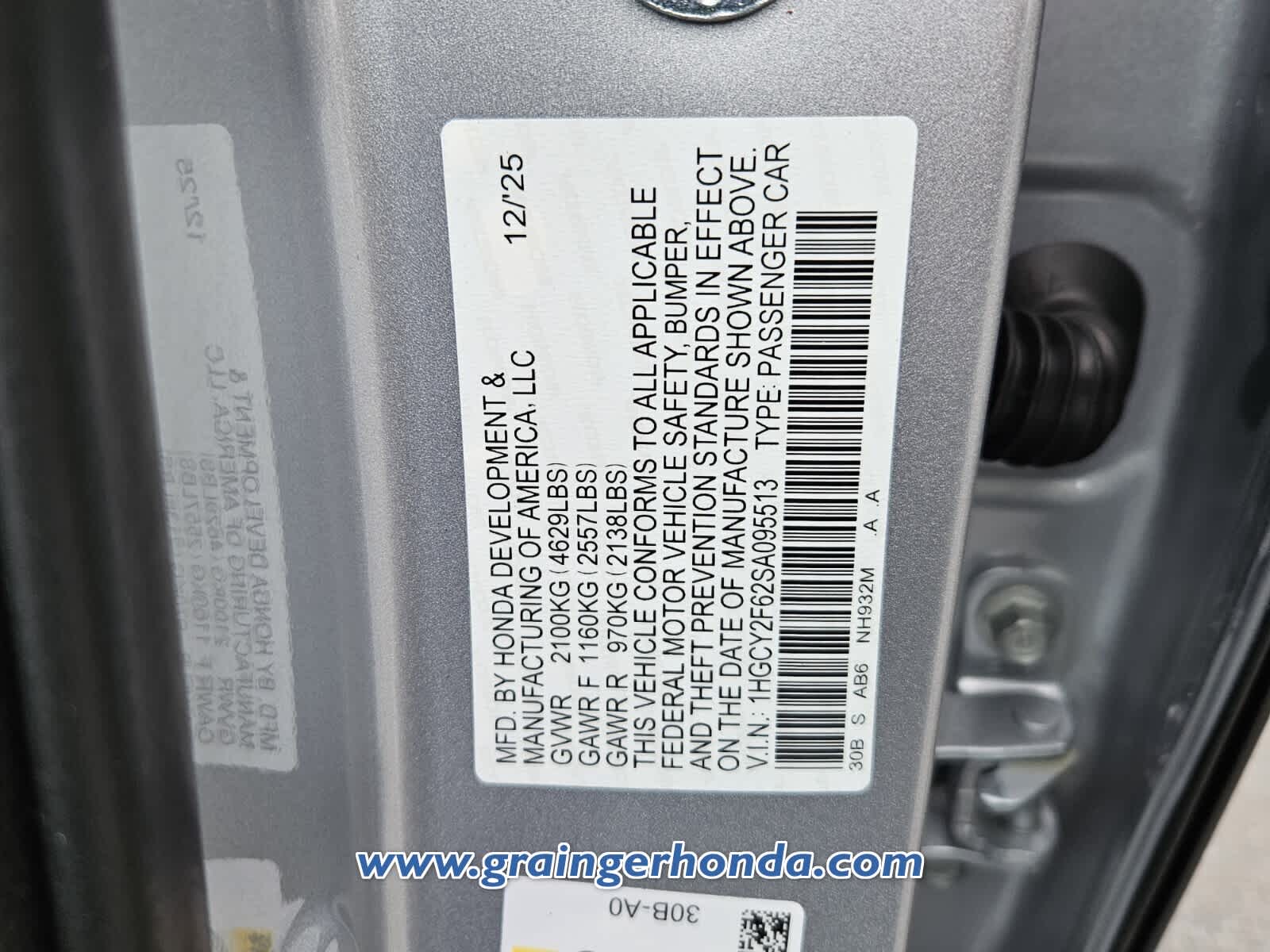 2025 Honda Accord Hybrid EX-L