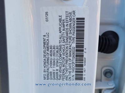 2025 Honda Accord Hybrid Sport-L