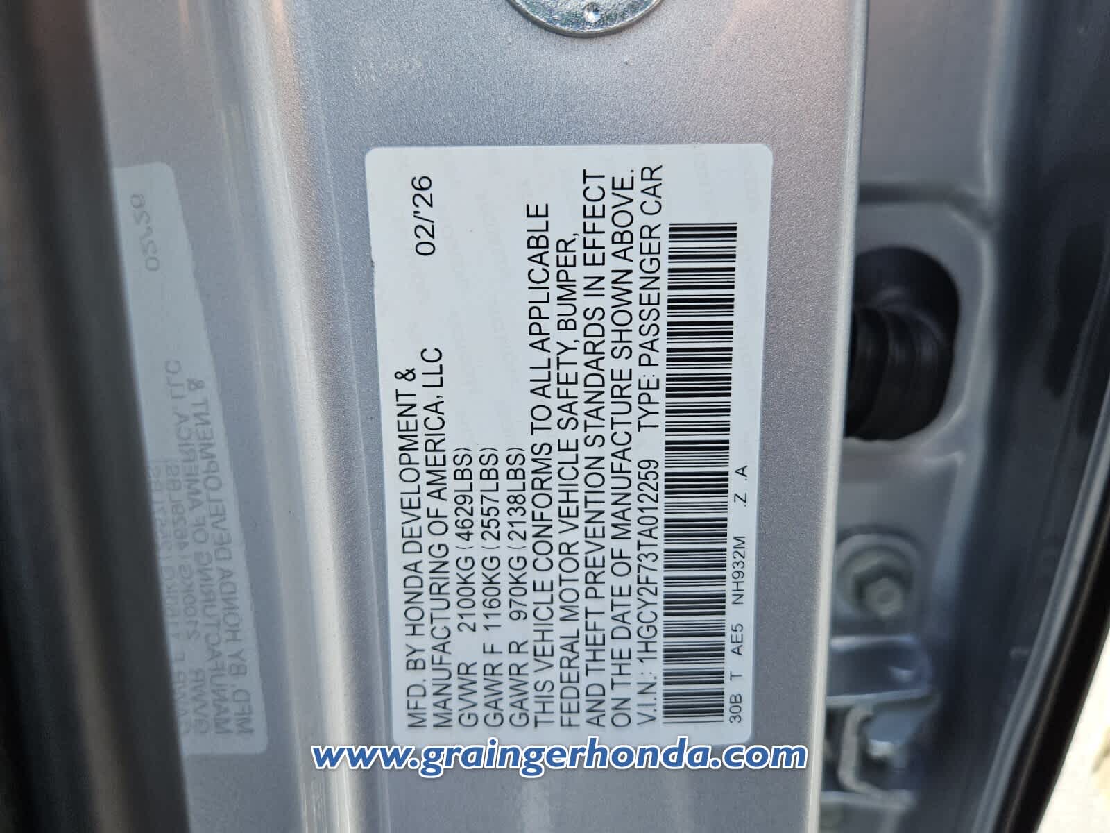 2026 Honda Accord Sport-L