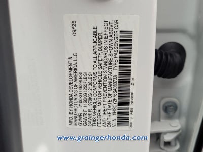 2025 Honda Accord Hybrid Sport-L