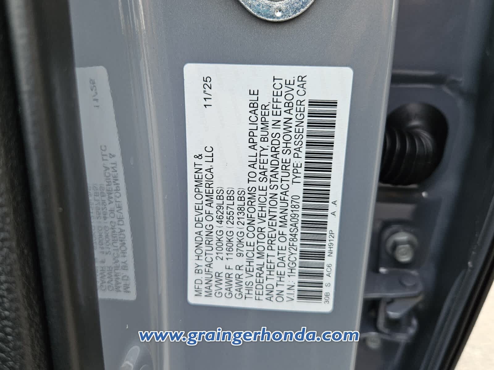 2025 Honda Accord Hybrid Touring