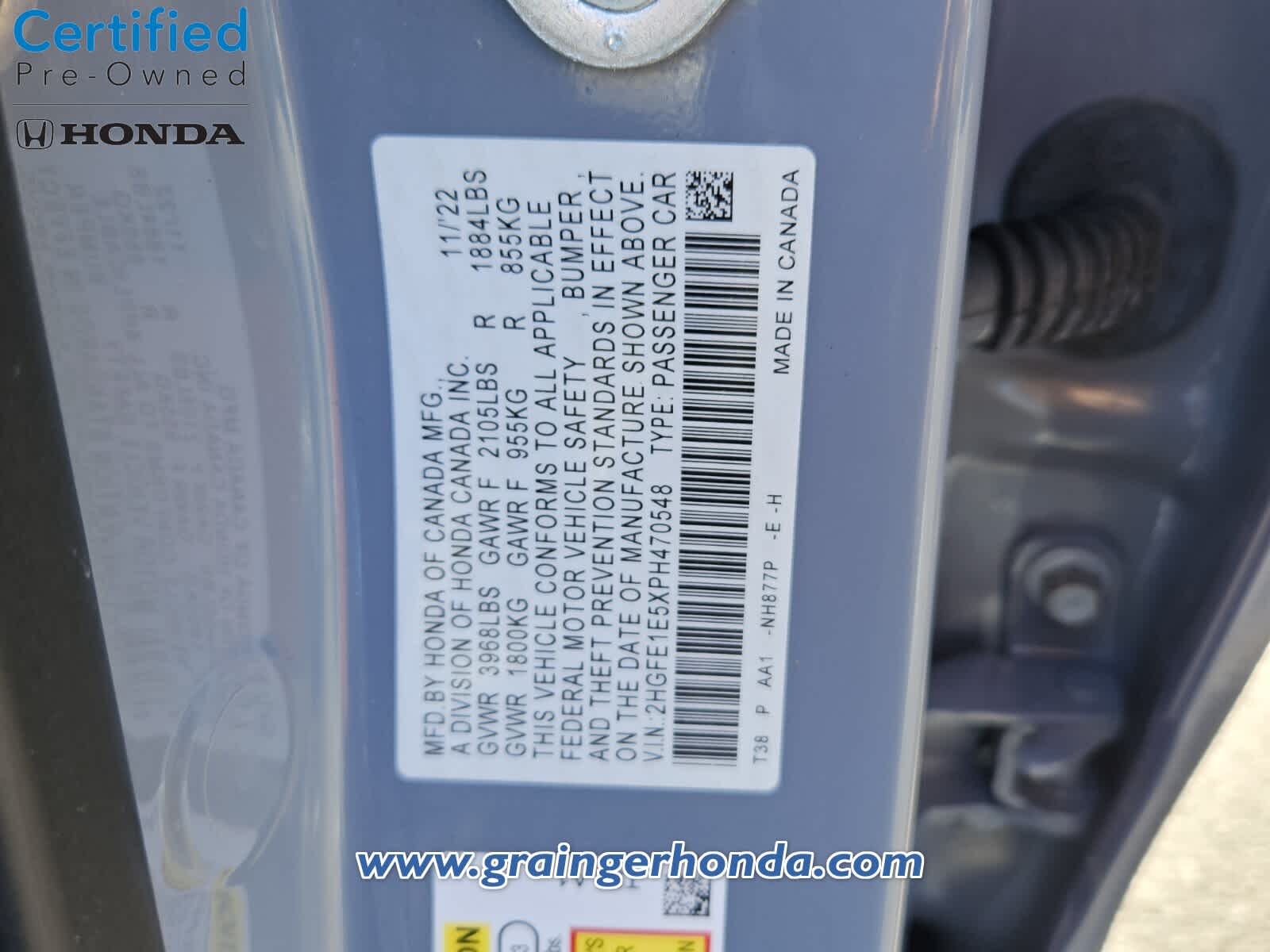 2023 Honda Civic Si Manual