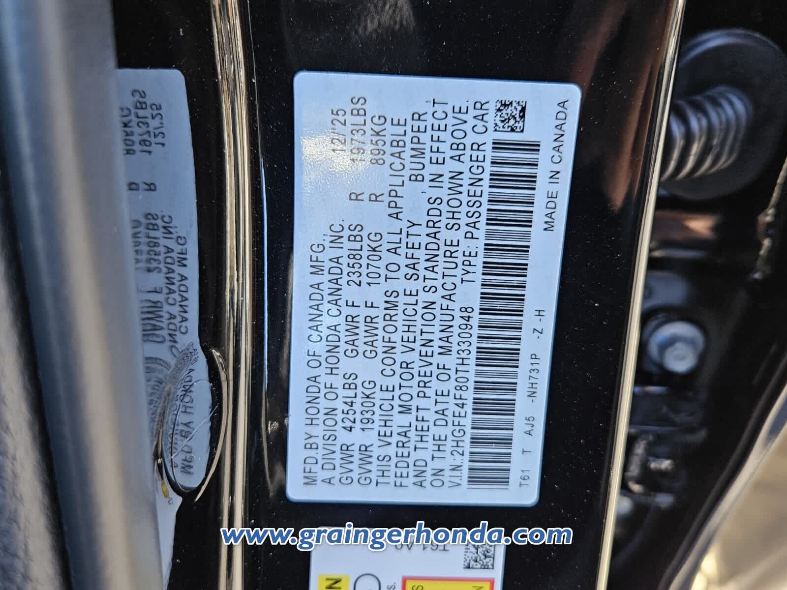 2026 Honda Civic Hybrid Sport Touring