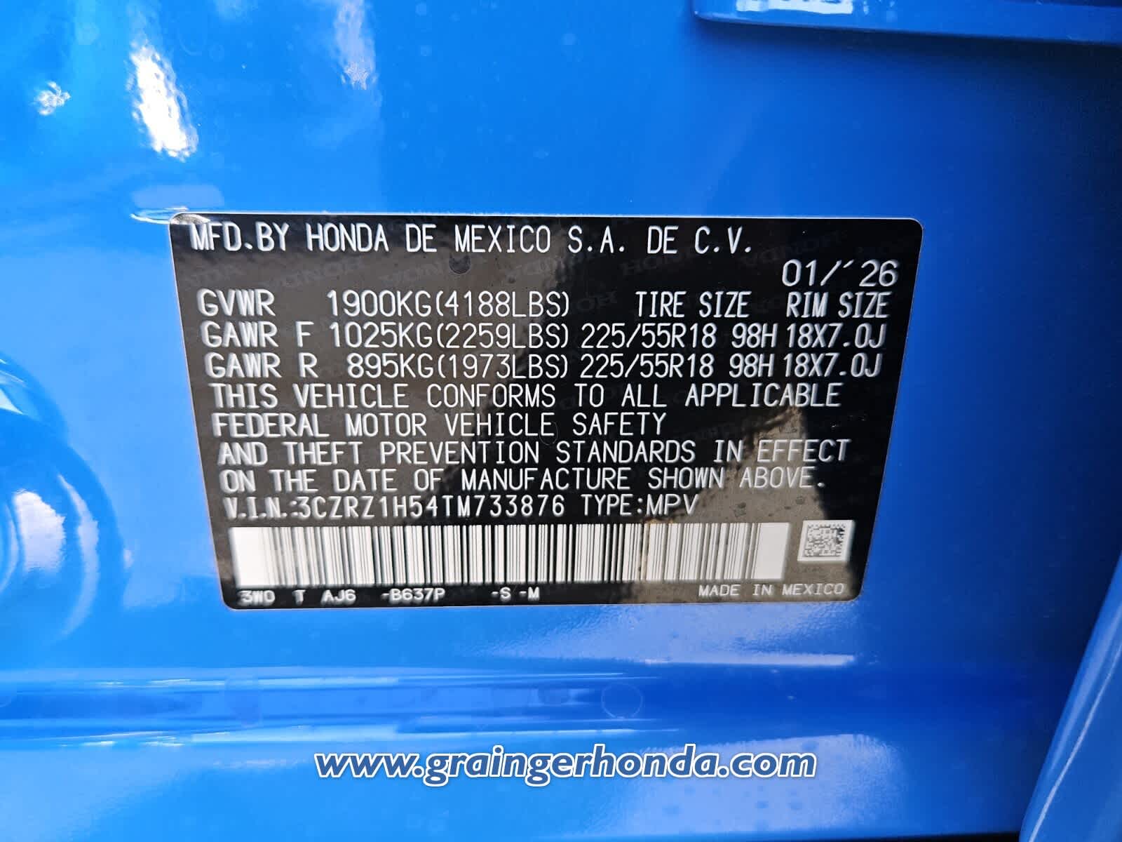 2026 Honda HR-V Sport