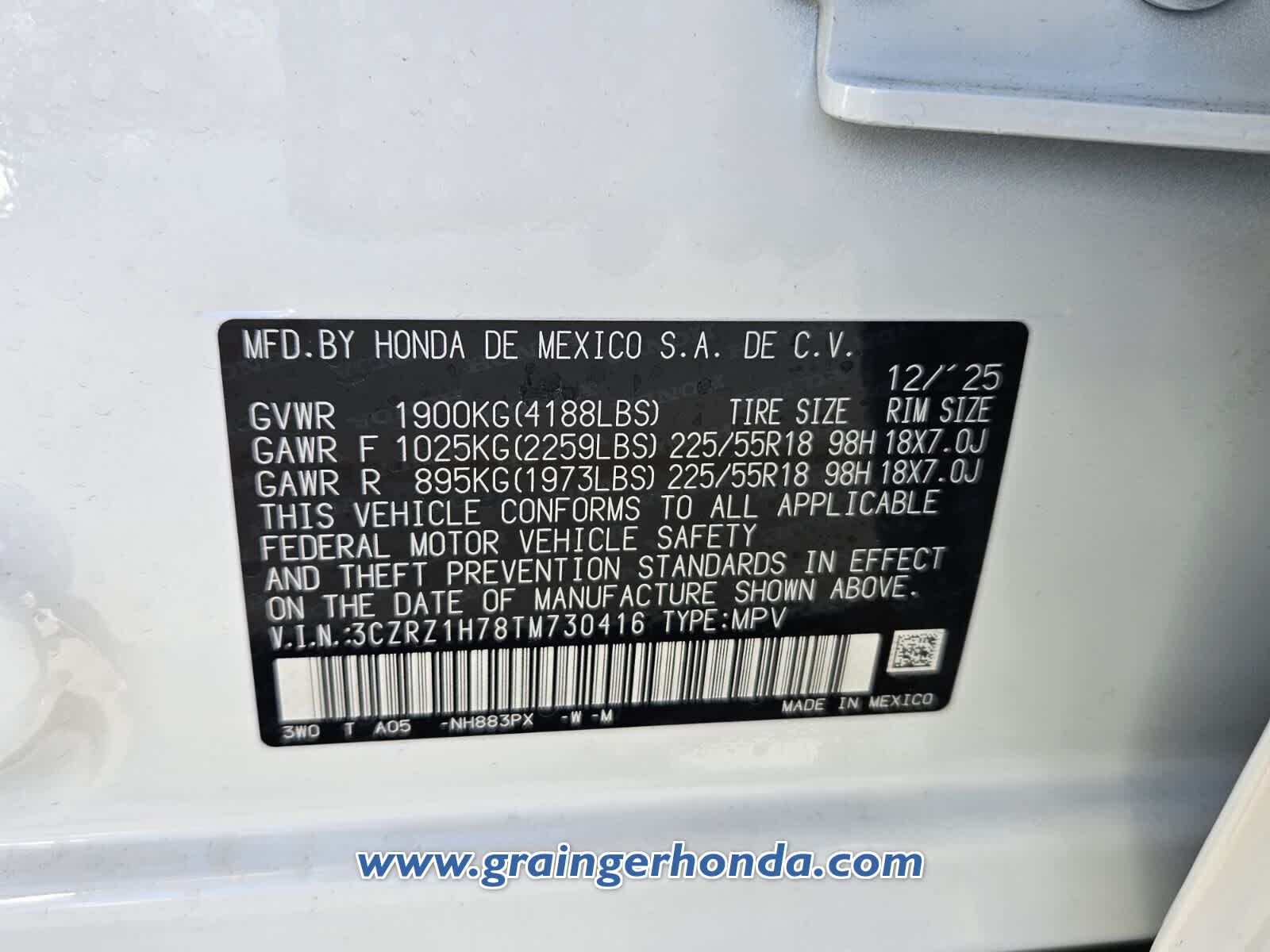 2026 Honda HR-V EX-L