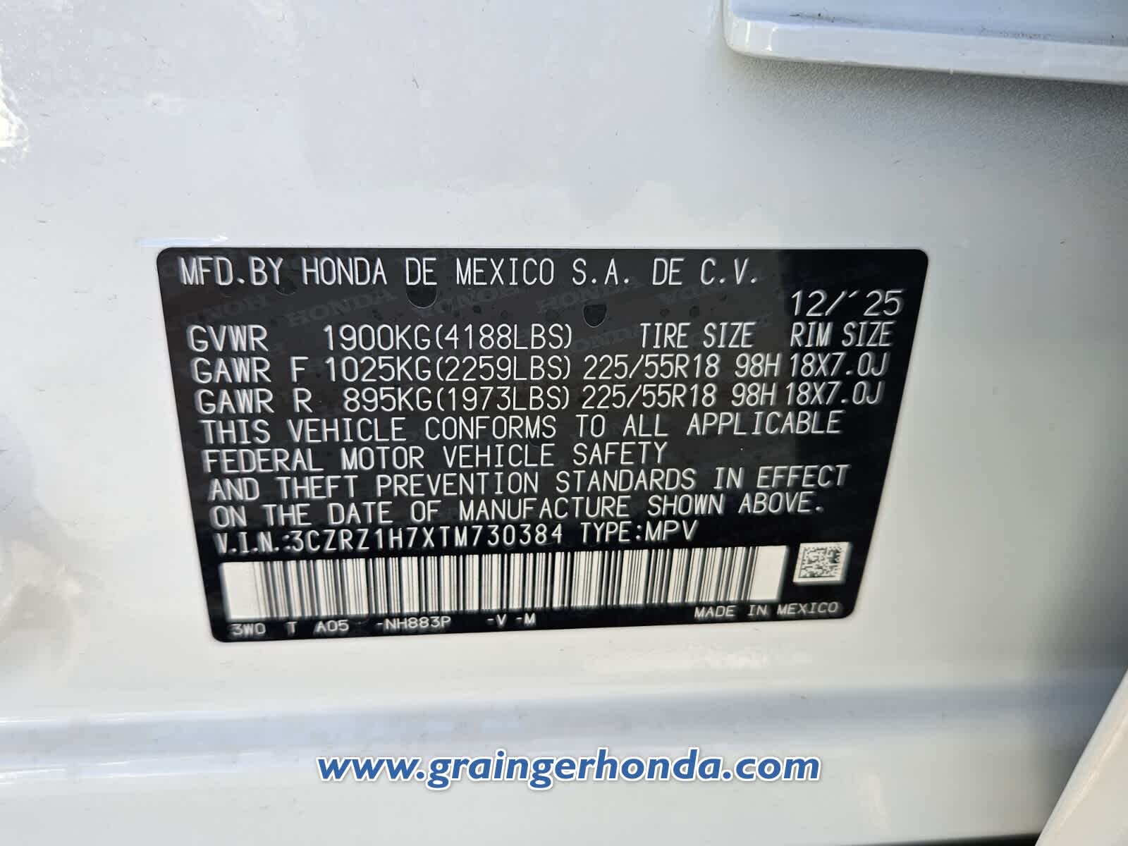 2026 Honda HR-V EX-L