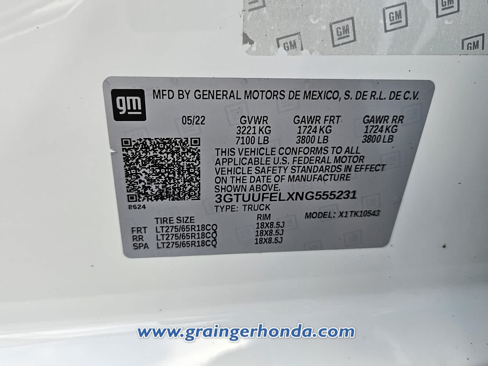 2022 GMC Sierra 1500 AT4X