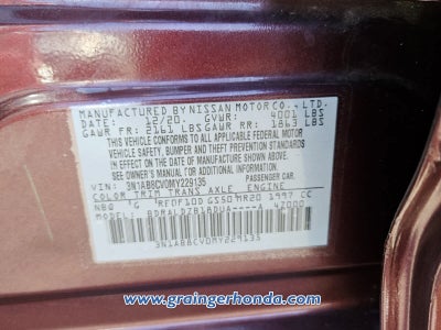 2021 Nissan Sentra SV