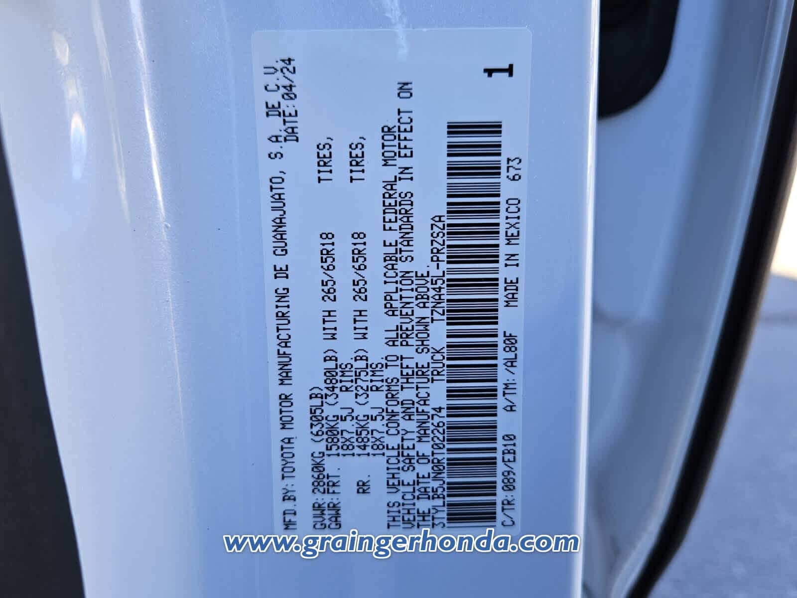 2024 Toyota Tacoma Limited