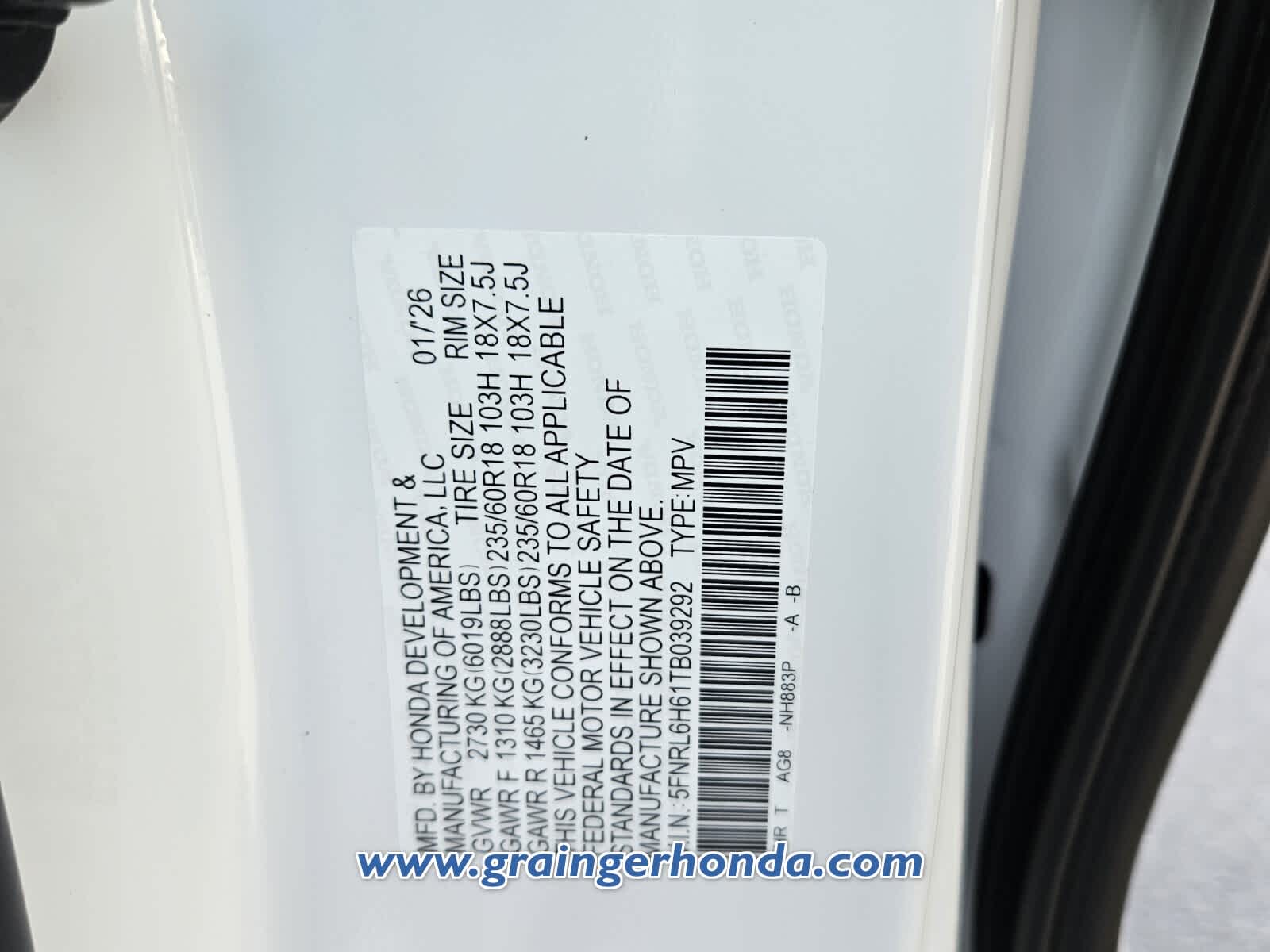 2026 Honda Odyssey EX-L