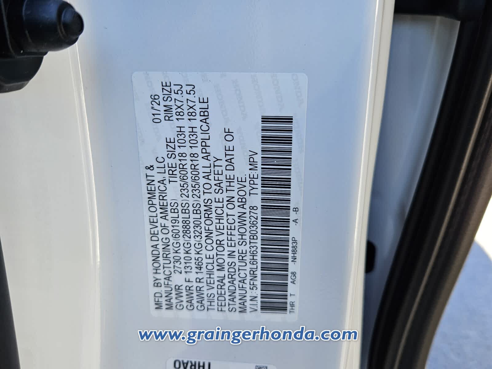 2026 Honda Odyssey EX-L