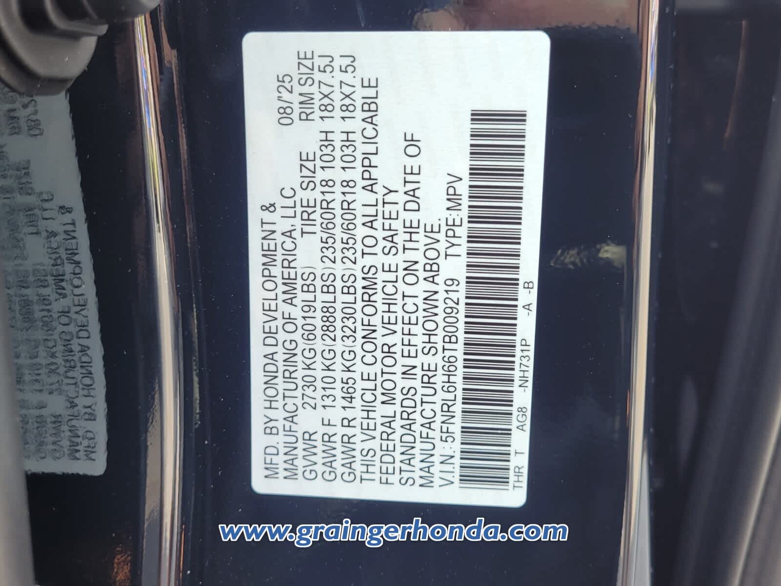 2026 Honda Odyssey EX-L