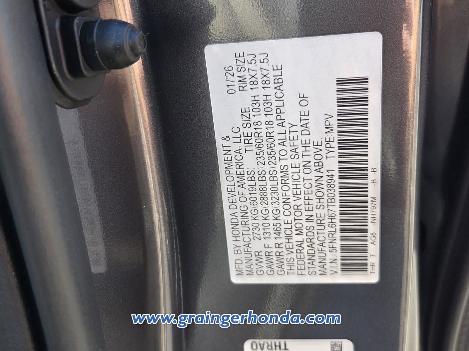 2026 Honda Odyssey EX-L