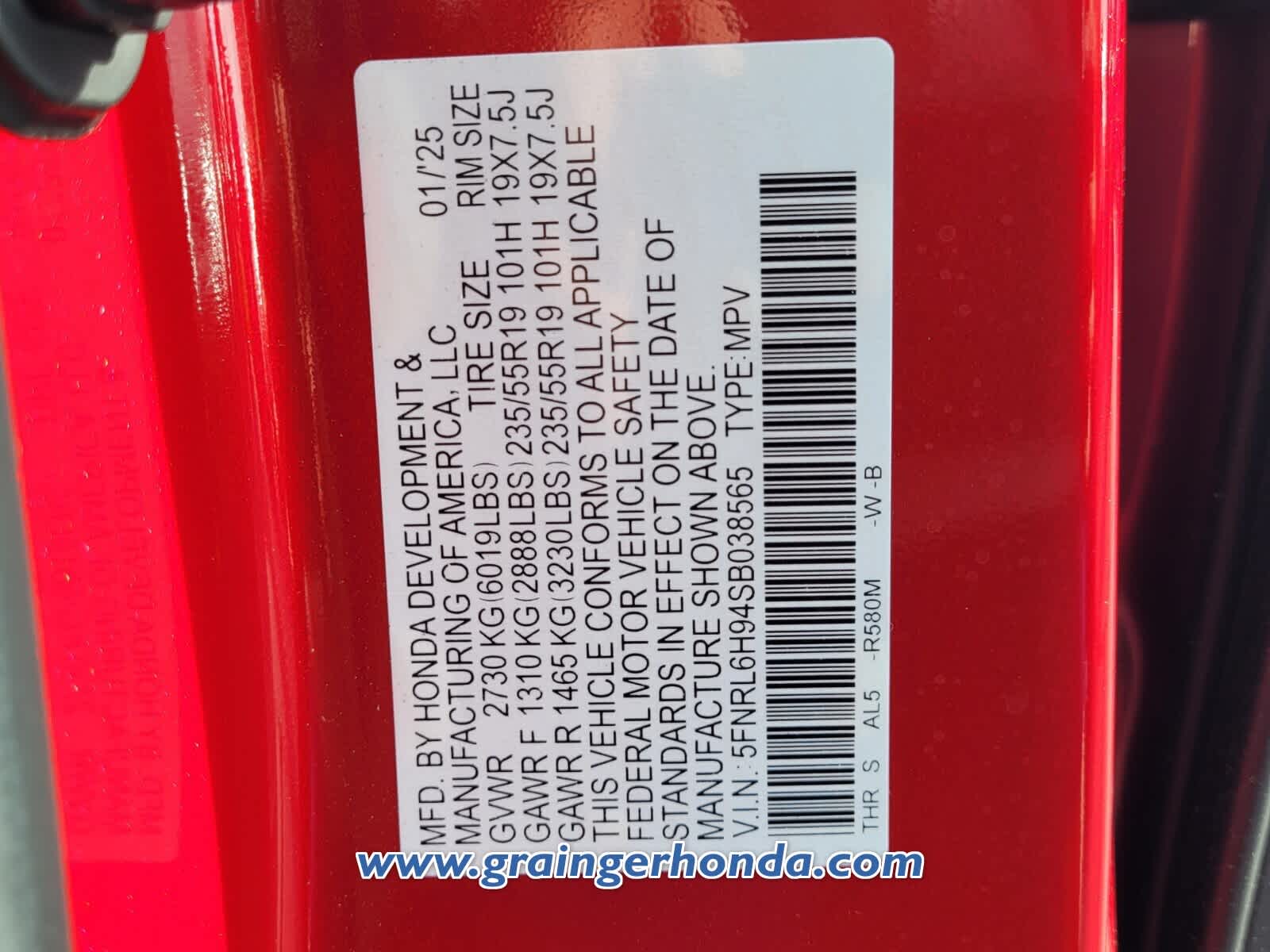 2025 Honda Odyssey Elite