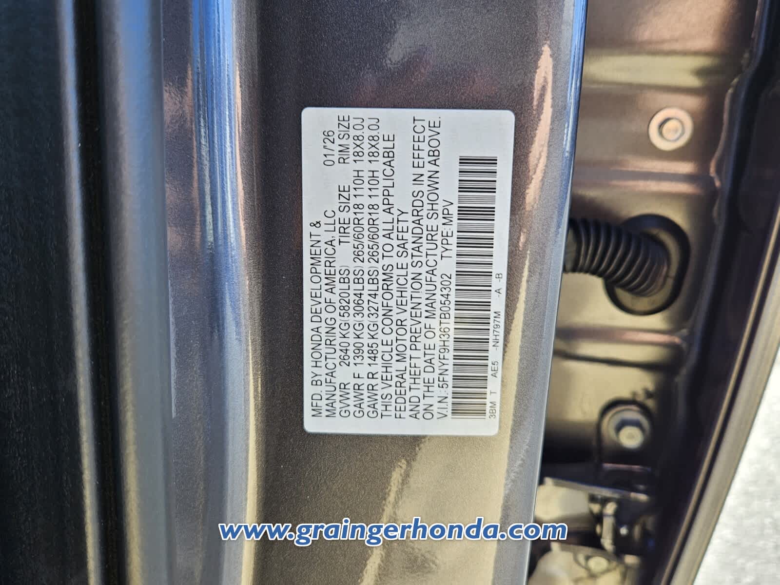 2026 Honda Passport RTL