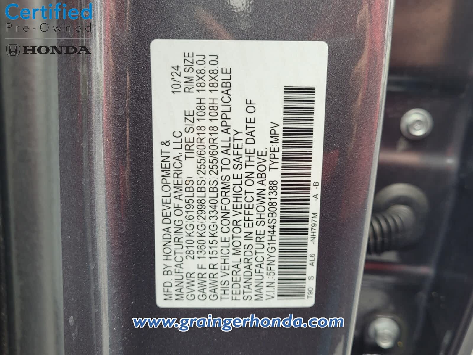 2025 Honda Pilot EX-L