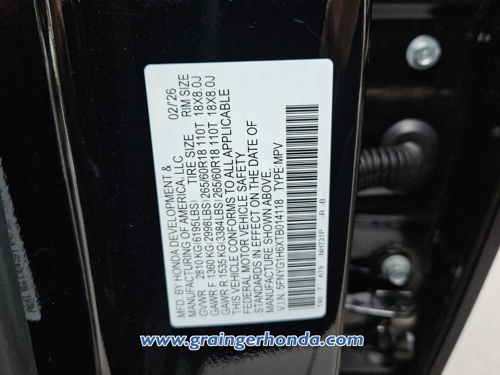 2026 Honda Pilot TrailSport