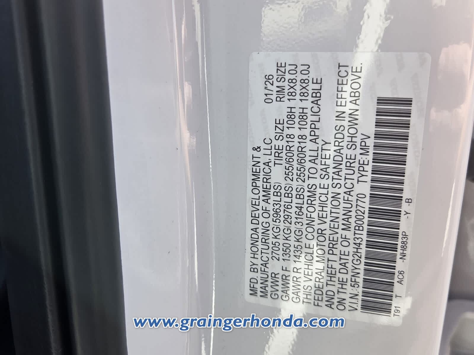 2026 Honda Pilot EX-L