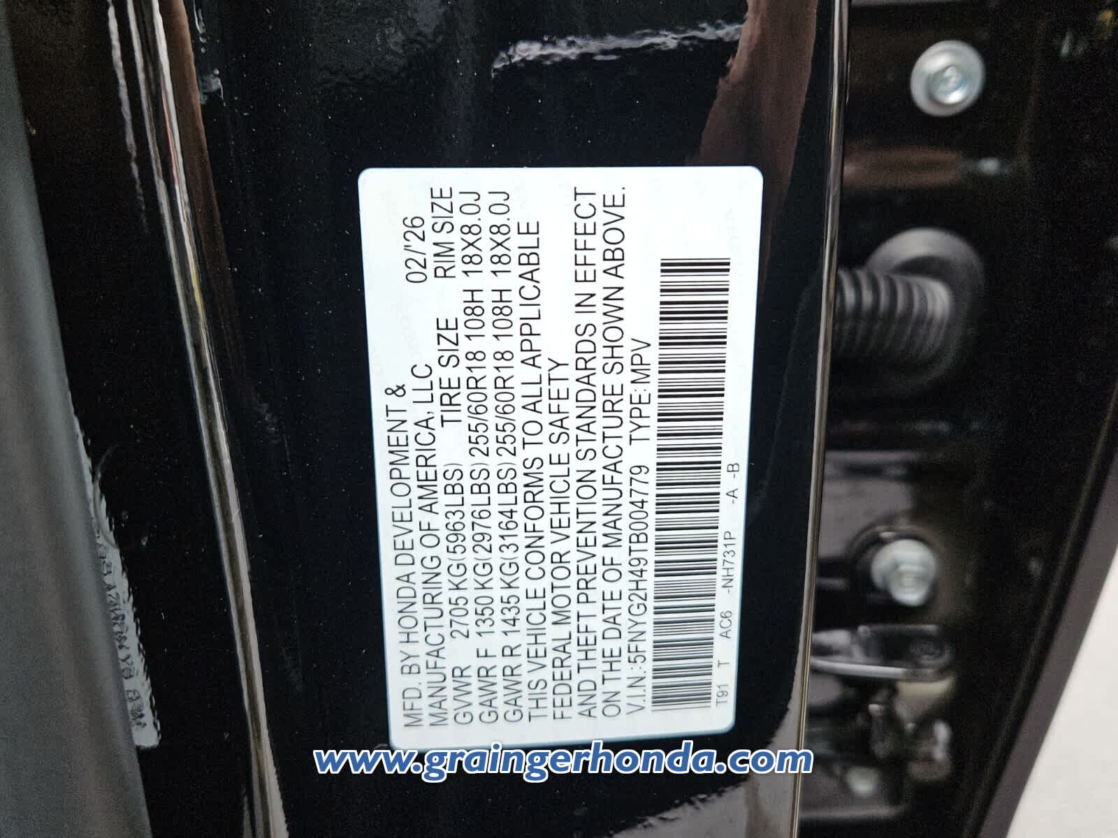 2026 Honda Pilot EX-L