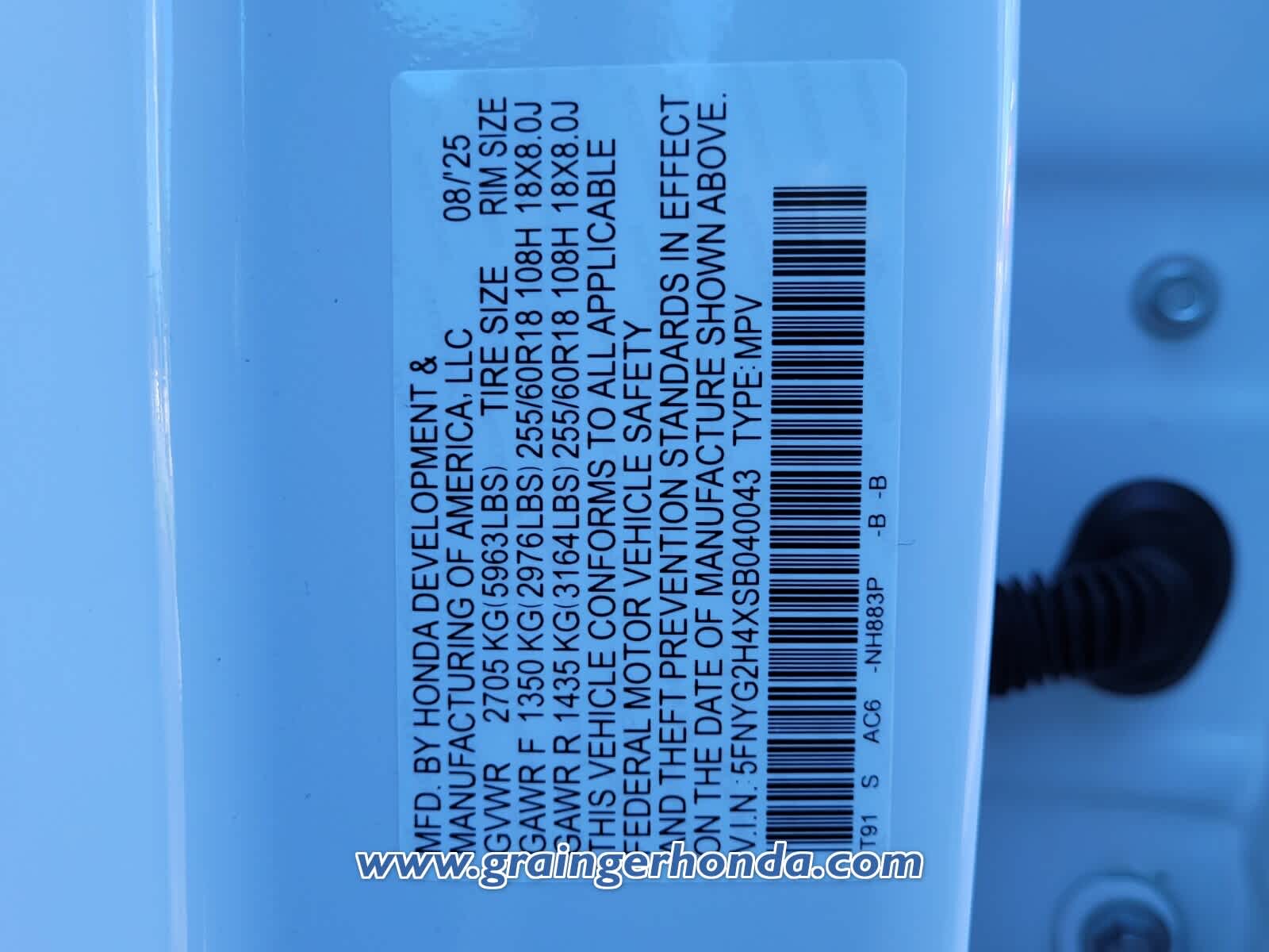 2025 Honda Pilot EX-L