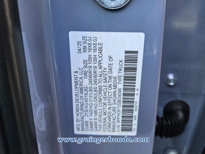 2025 Honda Ridgeline Sport