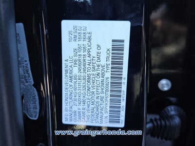 2026 Honda Ridgeline TrailSport