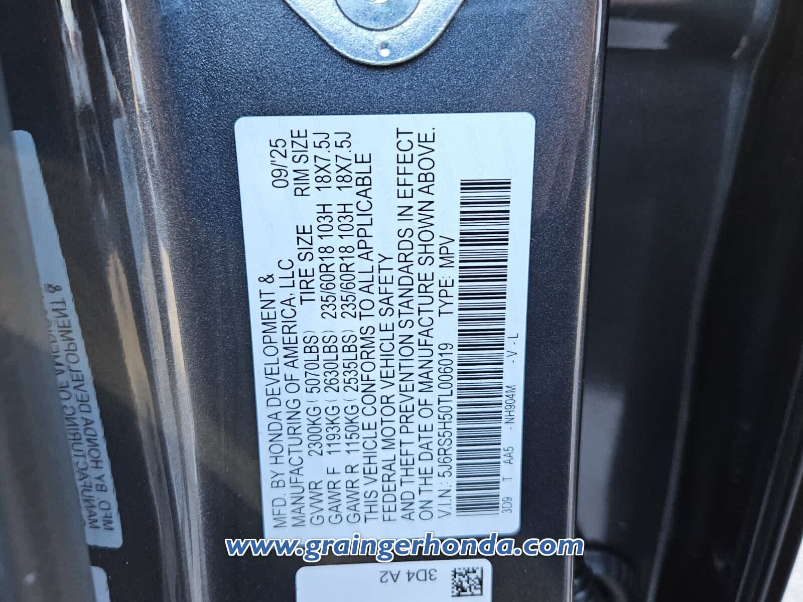 2026 Honda CR-V Hybrid Sport