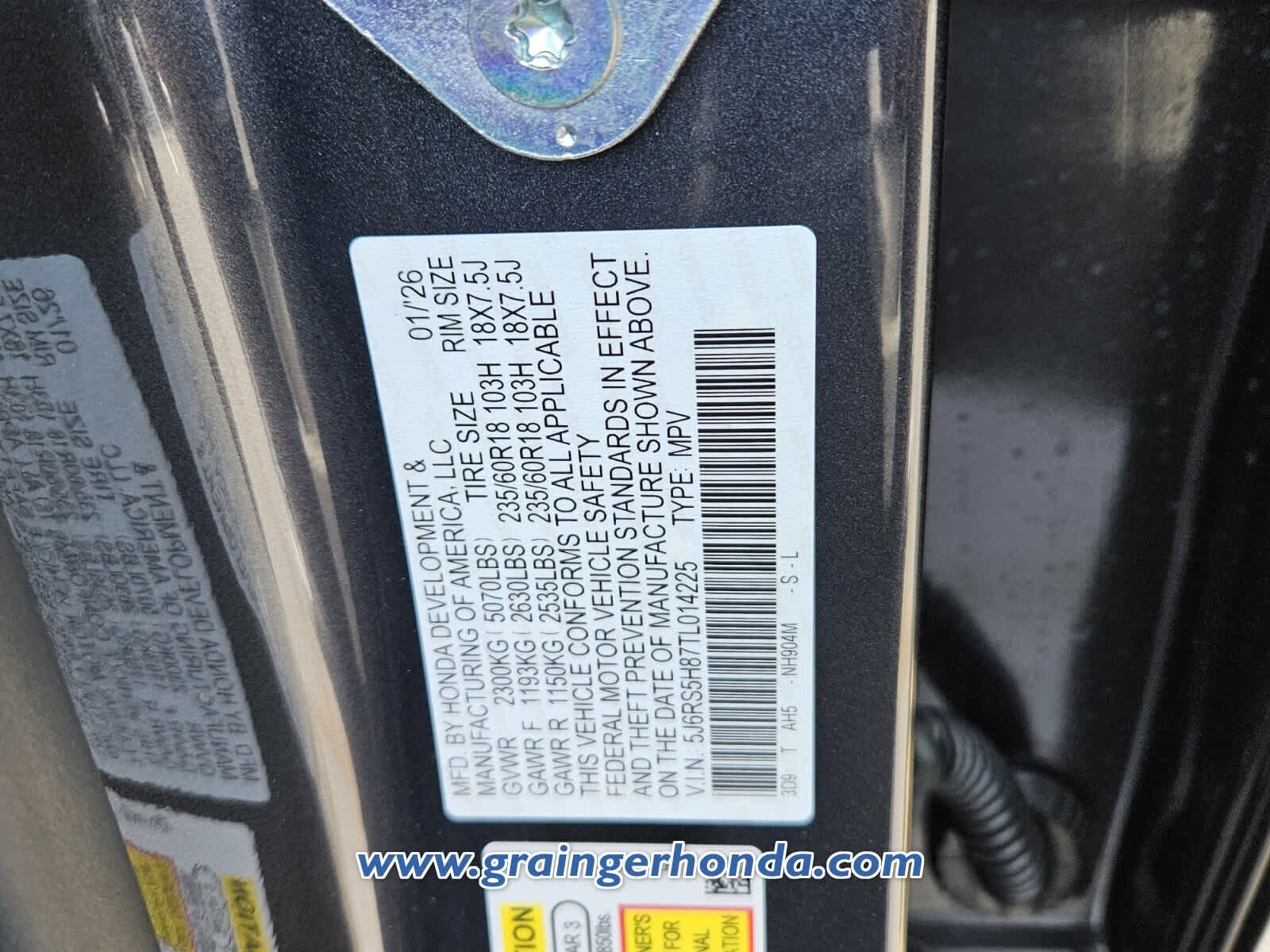 2026 Honda CR-V Hybrid Sport-L