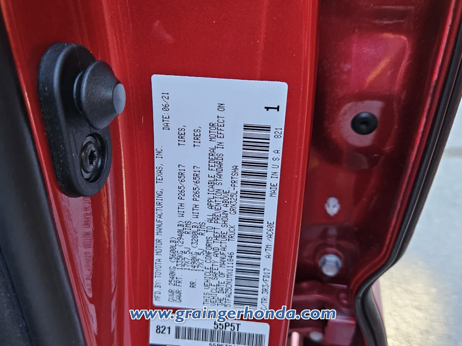 2021 Toyota Tacoma TRD Sport