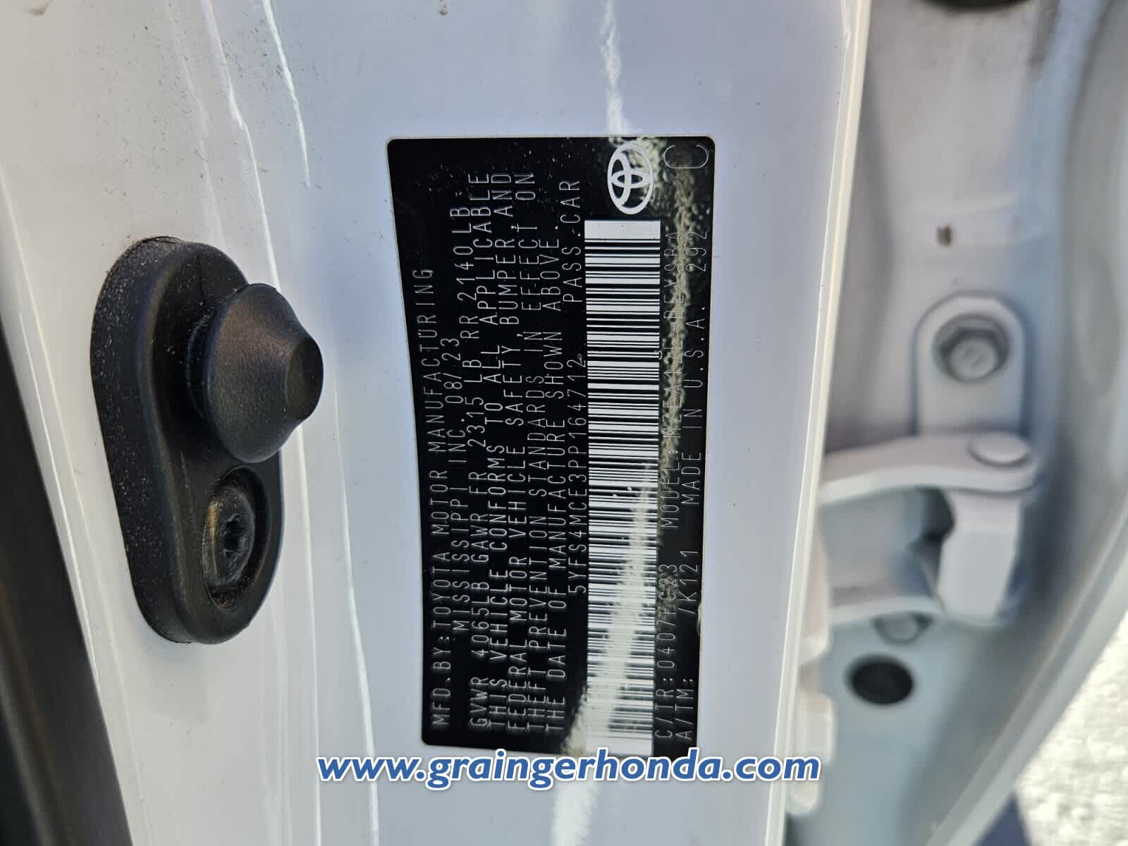 2023 Toyota Corolla SE