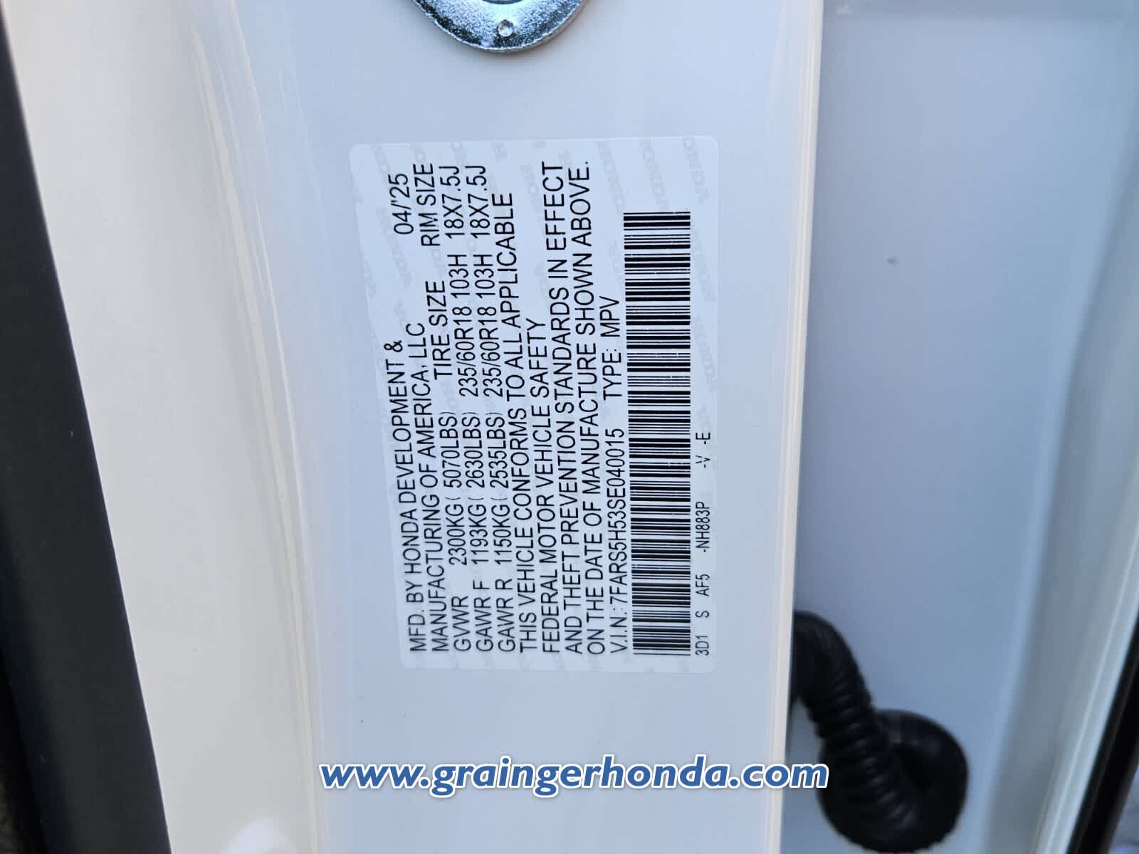 2025 Honda CR-V Hybrid Sport