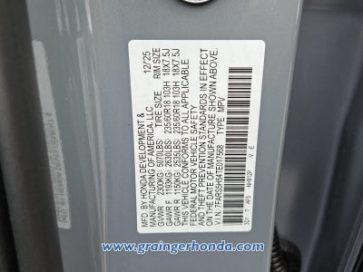 2026 Honda CR-V Hybrid Sport